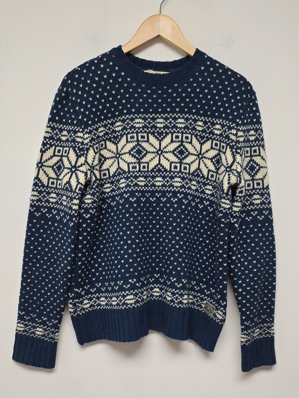 Denim & Supply Ralph Lauren Fair Isle Crewneck Sweater Mens Size M Wool Alpaca